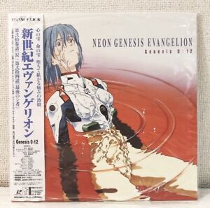 Neon Genesis Evangelion 0:12 Laserdisc Ld Laser Disc Anime W / Obi First Limited