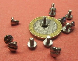 Binding Head Slotted Machine Screw 18-8 Stainless, 4-40 x .187" Length 500 Pcs - Picture 1 of 17