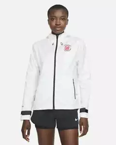 Nike NSW Chicago Finisher Jacket DN6951 100 White/Black-Orange New Women's Sz XS - Picture 1 of 12