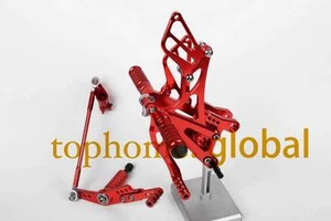For Yamaha YZF R1 2007 2008 RED CNC Rearsets Foot pegs Rear set - Picture 1 of 1