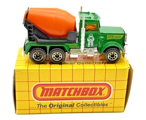 Matchbox Lesney Peterbilt betoniera verde Big Pete come nuova in scatola da collezione - Foto 1 di 6