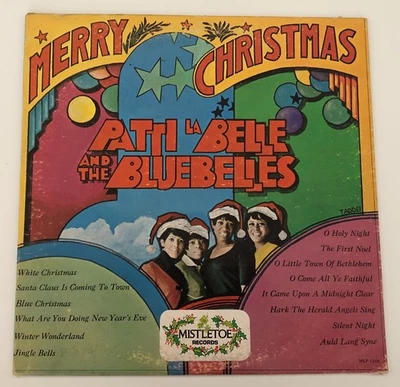 '73 Christmas Soul LP PATTI LABELLE & BLUEBELLES Merry Christmas MISTLETOE - Image 1 of 3