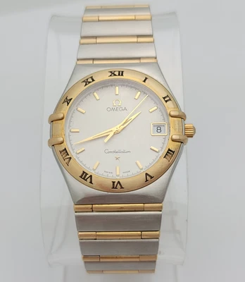 Reloj Omega Constellation 1998 de cuarzo de acero inoxidable y oro de 18 quilates 396.1201 Foto 1 de 4