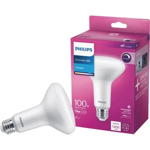 Philips 100W Equivalent Daylight BR30 Medium Dimmable LED Floodlight Light Bulb - Picture 1 of 1