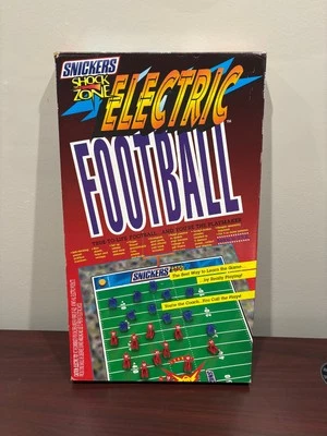 Juego de fútbol eléctrico Snickers Shock Zone 1997 vintage Tudor 6071 completo BONITO Foto 1 de 4