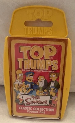 THE SIMPSONS TOP TRUMPS CLASSIC  COLLECTION  Vol. One WAR CARD GAME NEW SEALED - Image 1 of 4