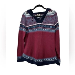 Artesania Alpaca Sweater Hoodie Tunic Boho size large - Picture 1 of 6
