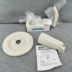 MOEN - Valvole vintage per vasca e doccia beige brillante e oro Y1 - Foto 1 di 10