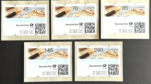 BUND BRD 2019 ATM 10 TASTENSATZ 4.19 / PAPIER 3 postfrisch 45/70/85/145/260 !!! - Bild 1 von 2
