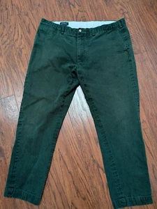 Polo Ralph Lauren Chino Hose Herren Gr. 38 x 30 Grün Slim Fit Baumwolle Twill " - Bild 1 von 5