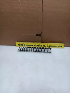 snap on tools 1/4 Drive Metric 6 Point Sockets 12pc TMM Shallow 4-15mm - Foto 1 di 15