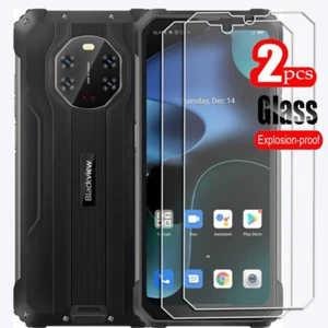Protector de pantalla con cubierta de película de vidrio templado 2 piezas para BLACKVIEW BV8800 BV 8800 Pro - Imagen 1 de 9