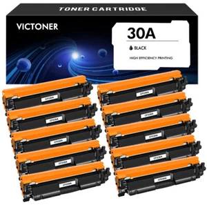 10PK Toner Compatible with HP 30A CF230A LaserJet Pro M203dw M227fdn M227fdn MFP - Picture 1 of 8