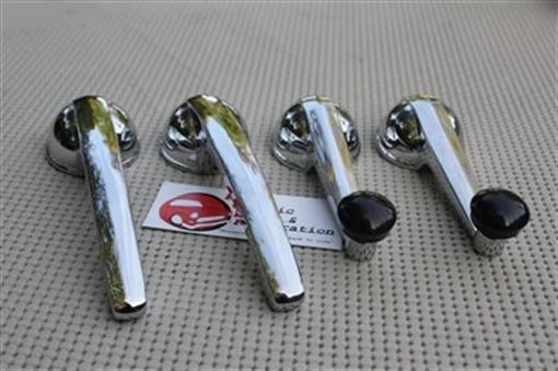 47-66 Chevy GMC Pickup Truck Chrome Interior Inside Door Handles Window Cranks - Image 1 of 1