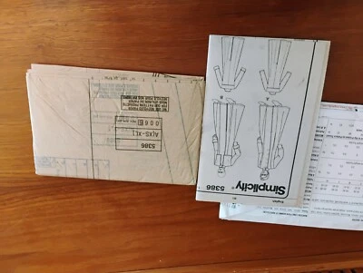 Simplicity Pattern 5386 Mens Matrix Coat XS-XL Uncut Neo Morpheus Halloween - Image 1 of 3