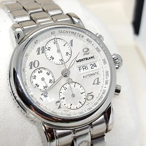 Montblanc Meisterstück 4810 Automatic Chronograph 7016 White Dial SS Herrenuhr - Bild 1 von 21
