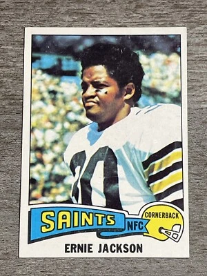 Ernie Jackson 1975 Topps Saints #323  *H181* - Image 1 of 2