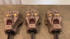 Set 3 Pali Zombie Head Yard 2010 Magic Power Co 18" - Foto 1 di 3