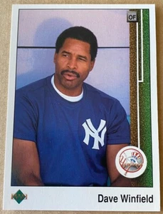 DAVE WINFIELD HOF 1989 UPPER DECK Card #349 NM-MT Condition - Picture 1 of 2