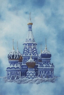 OOP Dimples Terrence Nolan St. Basil's Cathedral Pangaea Cross Stitch Pattern - Image 1 of 3