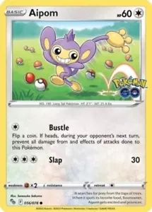 x4 Aipom - 056/078 - Common Pokemon Pokemon GO M/NM - Picture 1 of 1