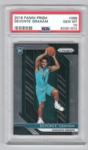 2018-19 Panini Prizm Devonte' Graham #288 Rookie Hornets PSA 10 - Picture 1 of 2