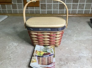 LONGABERGER 2001 Hostess Appreciation Basket, , Liner, -new - Picture 1 of 6