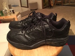 New Balance 407 Black Men’s US12D Leather Authentic Sneakers Shoes - Picture 1 of 12