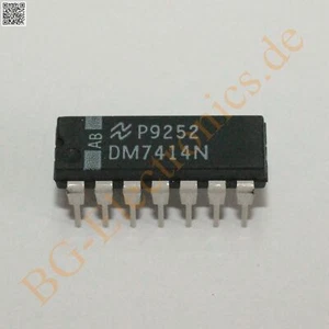 4 x Inversor hexagonal DM7414N con entrada de gatillo Schmitt DM7414-N NS DIP-14 4 piezas - Imagen 1 de 1