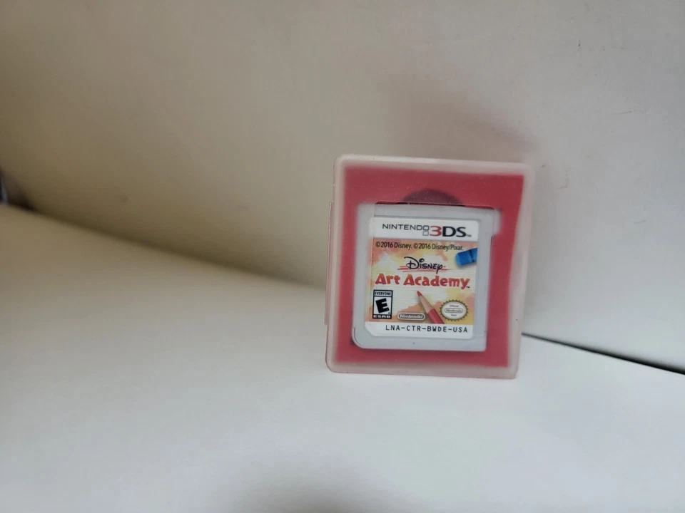 Cartucho de jogo ART ACADEMY com estojo acolchoado vermelho para Nintendo 3DS TESTADO #B9 - Imagem 1 de 4