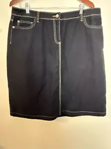 Boden 14L Denim Straight Pencil Skirt - Picture 1 of 4