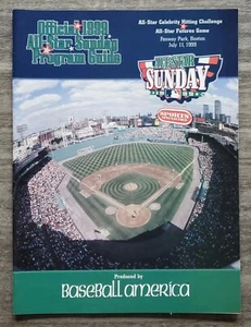 Official MLB All Star Sunday Program Guide Fenway Park Boston Red Sox 7/11/99 - Picture 1 of 1