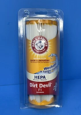 Filtro de vacío de brazo y martillo Dirt Devil F1 HEPA 62647F sellado nuevo Foto 1 de 4
