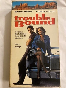 Trouble Bound (VHS 1993) Michael Madsen, Patricia Arquette Promo Screener - Picture 1 of 1