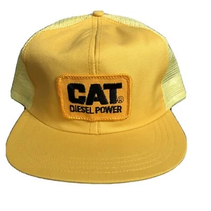 CAT Patch Snapback 1/2 Mesh United Hatters Cap & Millinery Workers - ULTRA RARE - Picture 1 of 11