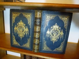 1848 LORD BYRON TALES & POEMS SUPERB GILT LEATHER WITH FINE STEEL ENGRAVINGS - Picture 1 of 15