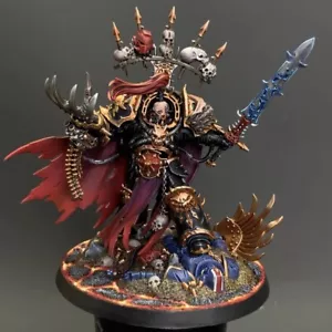 Chaos Space Marines Abaddon The Despoiler Warhammer 40K Painted Games Workshop - Foto 1 di 4