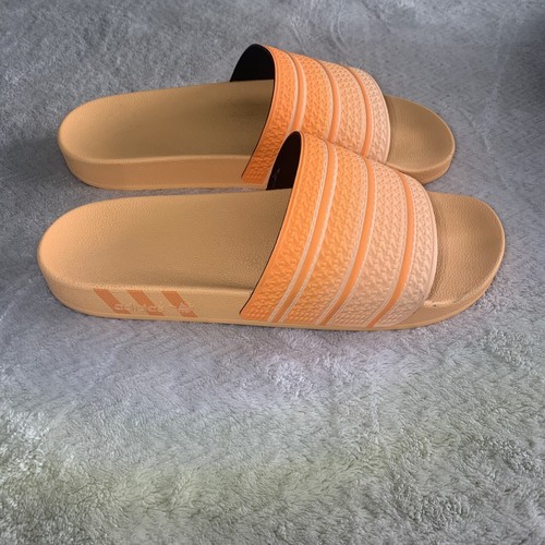 Adidas Originals Adilette Ciabatte Sportive Casual Arancione Uomo Taglia 14 HP4314