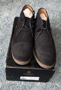 Marc Joseph Mens Leather Luxury￼ Boot￼ Ankle￼  Black  Size 8 LVL 013- BS - Picture 1 of 3