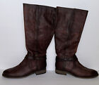 Frye Women's Melissa Belted Tall Knee High Boot - Redwood Size 8