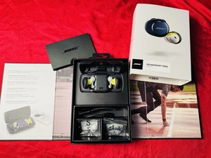 Bose SoundSport Free In-Ear Wireless Bluetooth Headphones Navy Blue 001781774802 - Picture 1 of 16