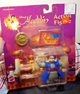 Disney Aladdin Abis Mal Action Figure Treasure Chest TV Series Mattel 1994 MOC - Picture 1 of 3