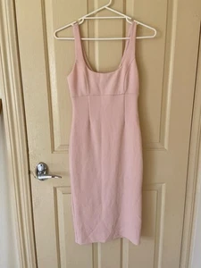Bardot ~SIZE 8~ Pale Pink Bodycon Midi Dress - Picture 1 of 9