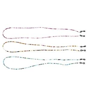 Cadena de 3 piezas para gafas Miss Mujer Soporte para gafas Correa Cuerda colgante - Imagen 1 de 12