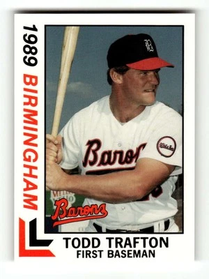 1989 Best Birmingham Barons 19 Todd Trafton BXCP12 - Image 1 of 2