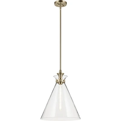 Kichler Lighting 52775CPZCLR Laria吊坠香槟青铜 — 第 1/4 张图片