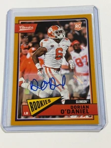 Dorian O'Daniel 2018 Classics Significant Signatures GOLD RC AUTO Clemson #d /49 - Picture 1 of 2