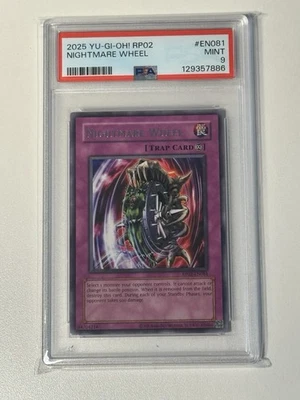 Nightmare Wheel RP02-EN081 Retro Pack 2 (2020 Date Reprint) Unlimited PSA 9 - Image 1 of 2