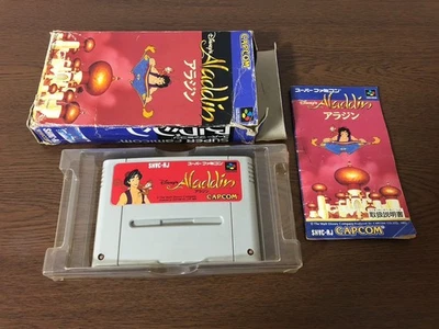 Nintendo Super Famicom Disney's Aladdin SFC From Japan - Image 1 of 4