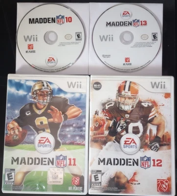 Madden NFL 10-13 (Nintendo Wii, 2009-12) ****TESTED**** - Image 1 of 4